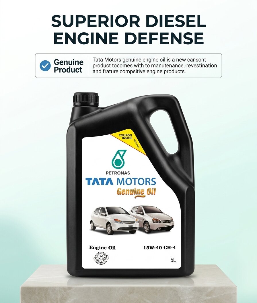 Petronas Tata Motors Genuine Oil 15W-40 CH-4
